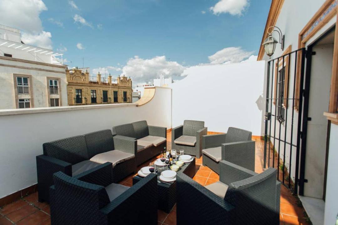 Apartamento Duplex With Terrace- 5Bd 3Bth- Center Sevilla Exterior foto